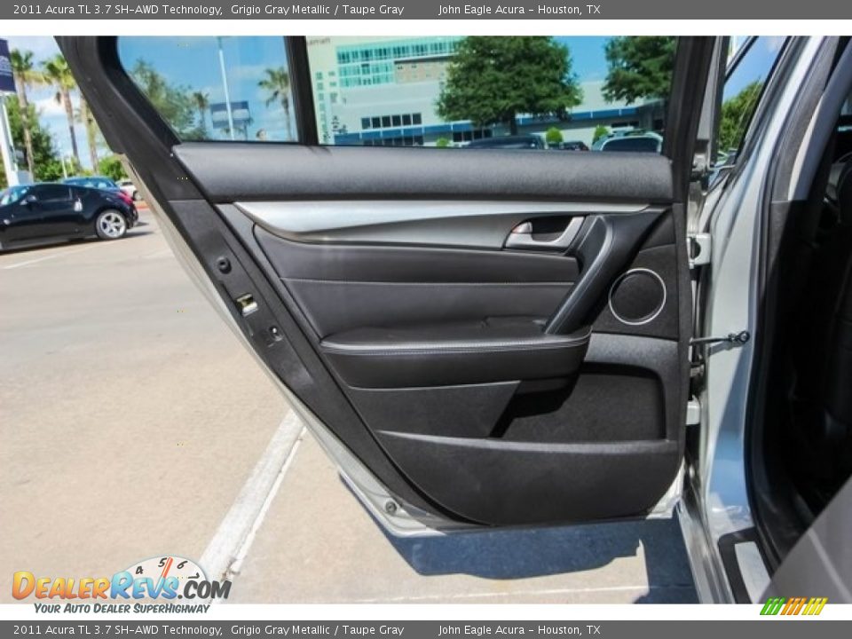 2011 Acura TL 3.7 SH-AWD Technology Grigio Gray Metallic / Taupe Gray Photo #20