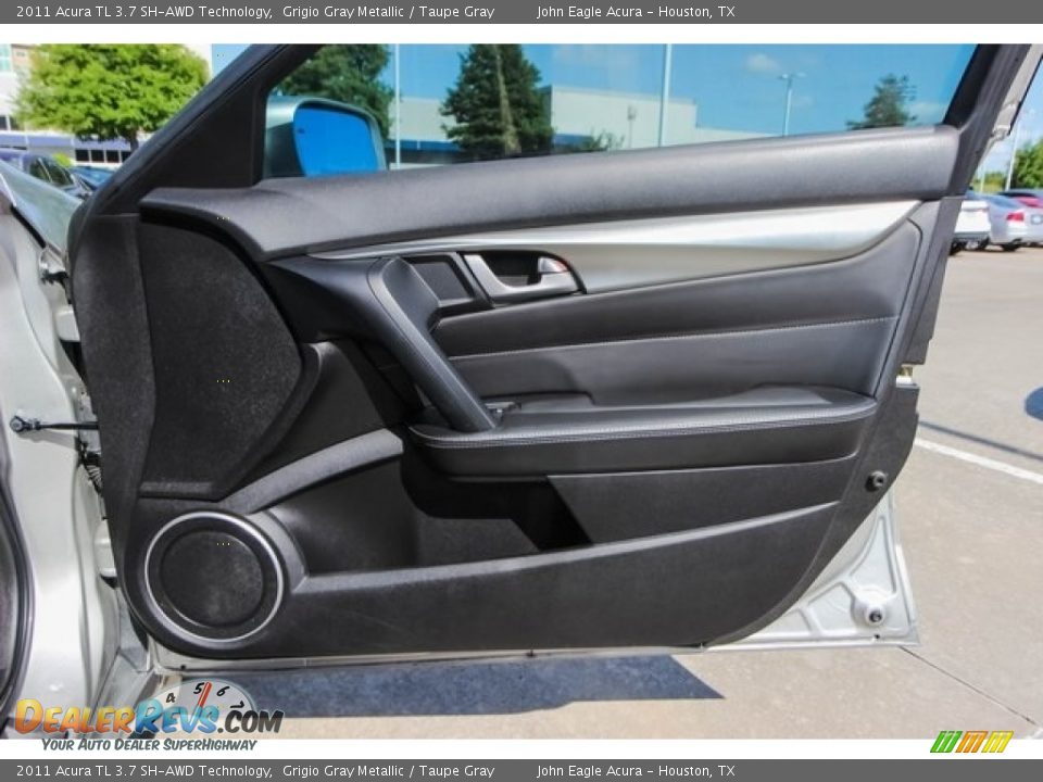 2011 Acura TL 3.7 SH-AWD Technology Grigio Gray Metallic / Taupe Gray Photo #25