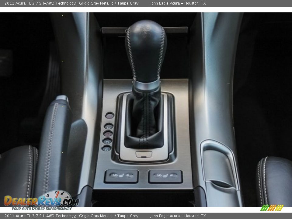 2011 Acura TL 3.7 SH-AWD Technology Grigio Gray Metallic / Taupe Gray Photo #33