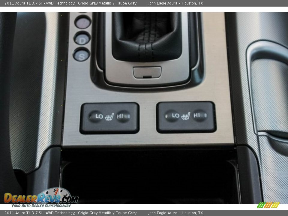 2011 Acura TL 3.7 SH-AWD Technology Grigio Gray Metallic / Taupe Gray Photo #34