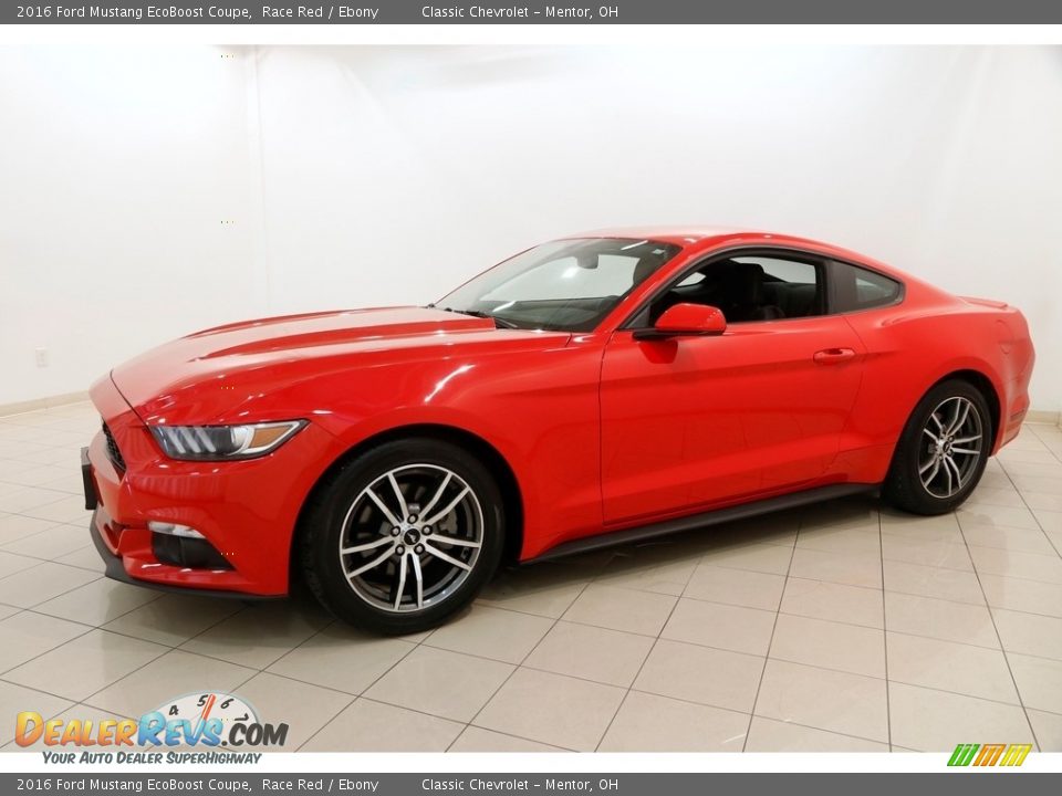 2016 Ford Mustang EcoBoost Coupe Race Red / Ebony Photo #3