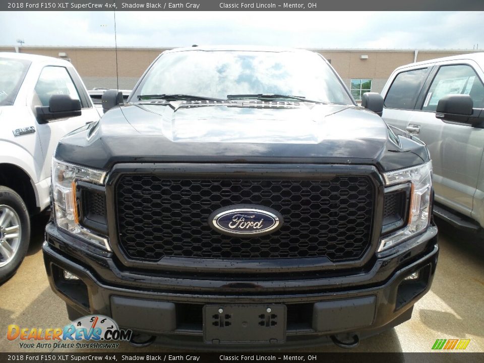 2018 Ford F150 XLT SuperCrew 4x4 Shadow Black / Earth Gray Photo #2