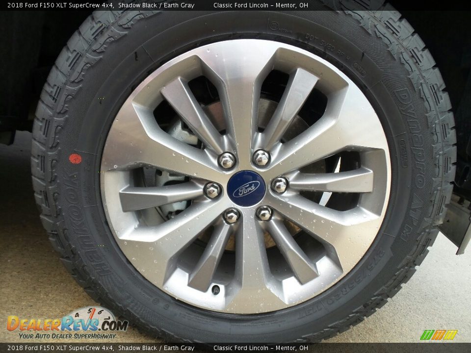 2018 Ford F150 XLT SuperCrew 4x4 Shadow Black / Earth Gray Photo #6