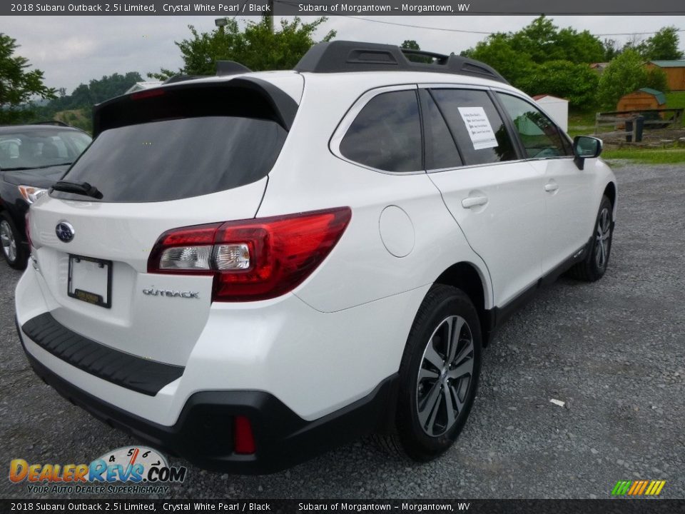 2018 Subaru Outback 2.5i Limited Crystal White Pearl / Black Photo #4