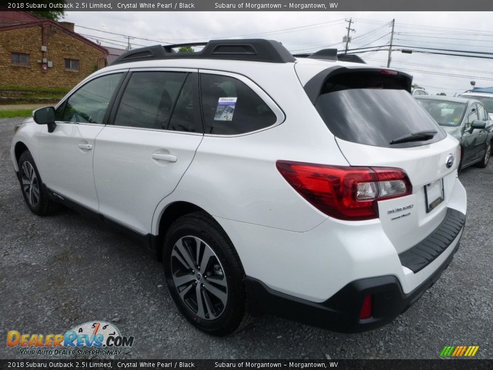 2018 Subaru Outback 2.5i Limited Crystal White Pearl / Black Photo #6