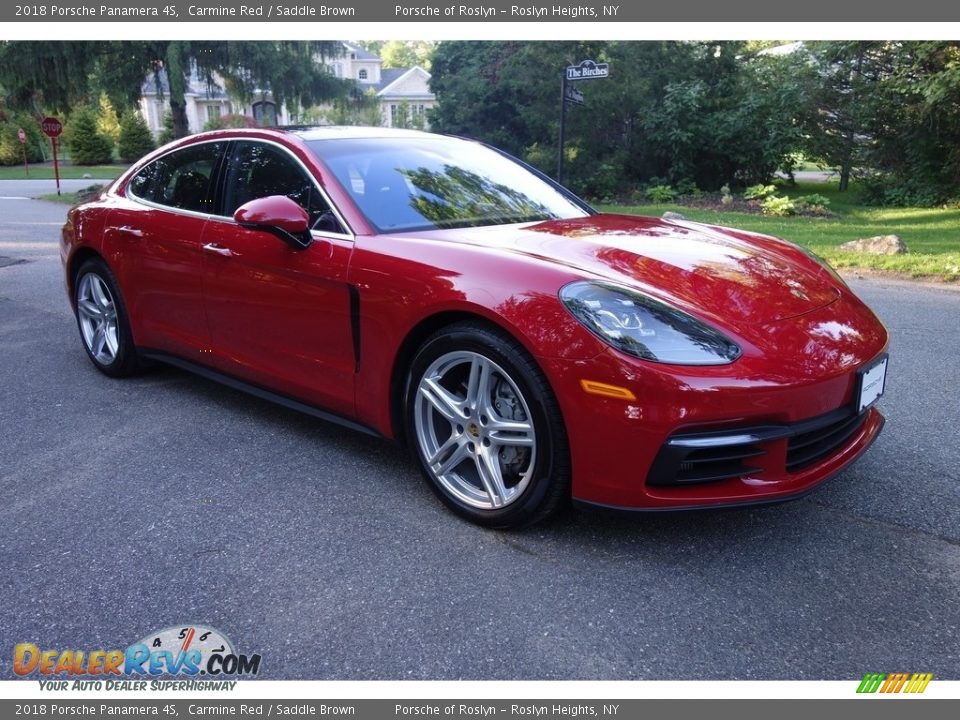 Front 3/4 View of 2018 Porsche Panamera 4S Photo #8