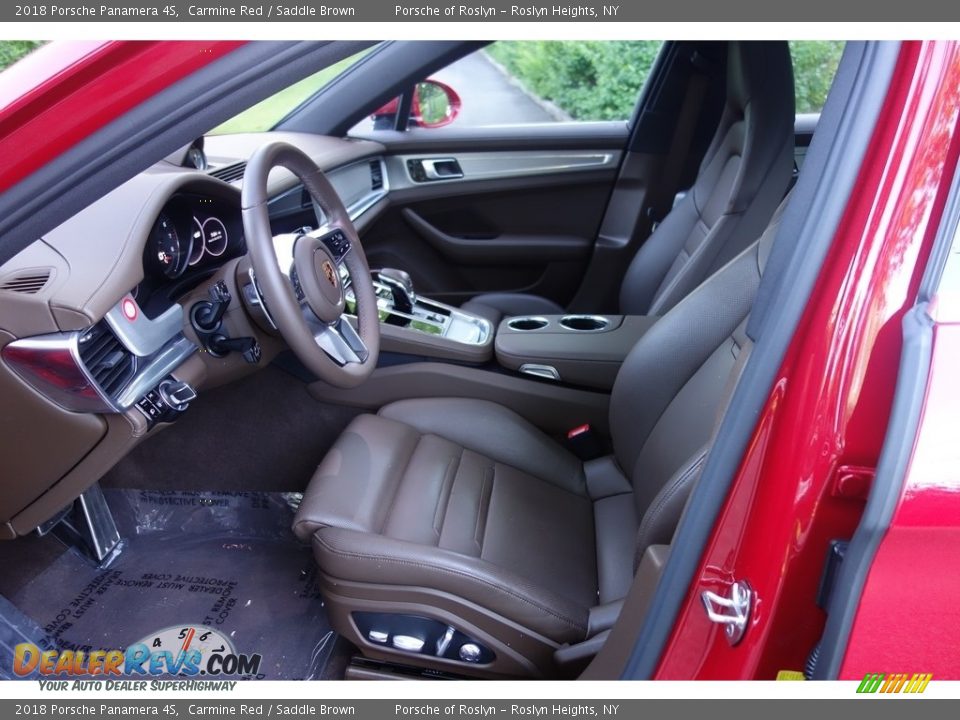 Front Seat of 2018 Porsche Panamera 4S Photo #12