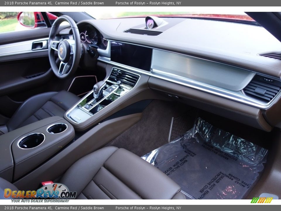 2018 Porsche Panamera 4S Carmine Red / Saddle Brown Photo #16