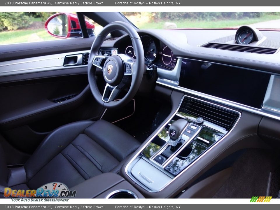 2018 Porsche Panamera 4S Carmine Red / Saddle Brown Photo #17