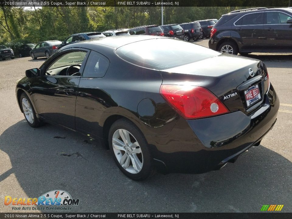 2010 Nissan Altima 2.5 S Coupe Super Black / Charcoal Photo #2