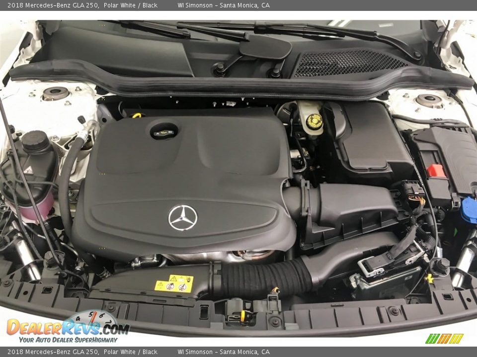 2018 Mercedes-Benz GLA 250 Polar White / Black Photo #8