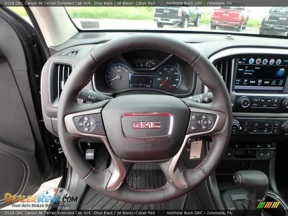 2018 GMC Canyon All Terrain Extended Cab 4x4 Steering Wheel Photo #17