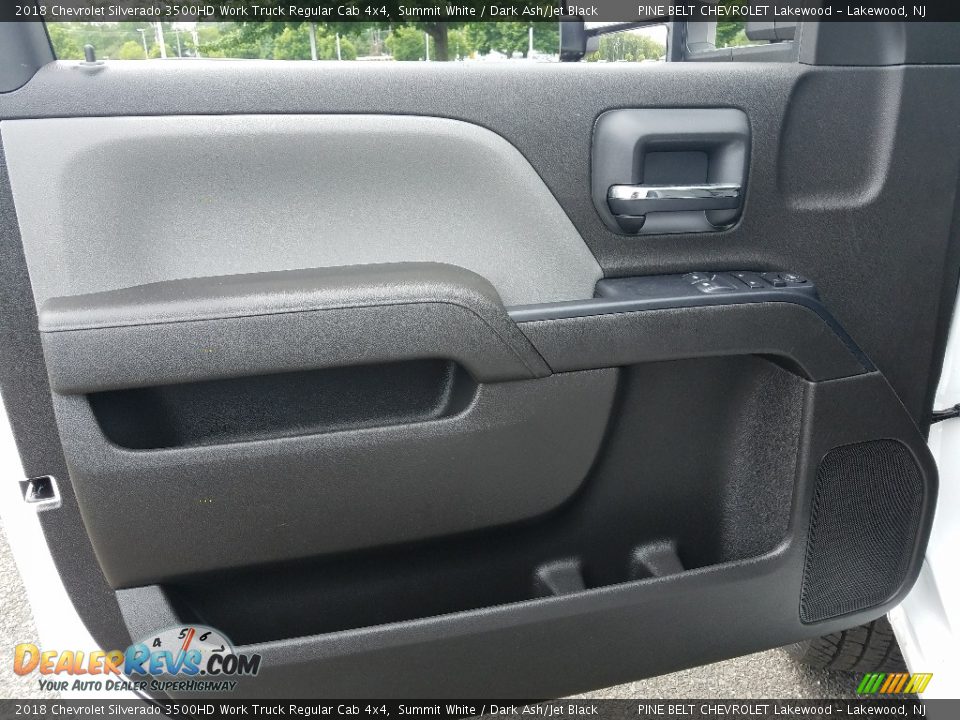 2018 Chevrolet Silverado 3500HD Work Truck Regular Cab 4x4 Summit White / Dark Ash/Jet Black Photo #6
