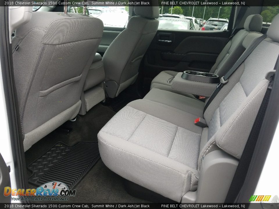 2018 Chevrolet Silverado 1500 Custom Crew Cab Summit White / Dark Ash/Jet Black Photo #7