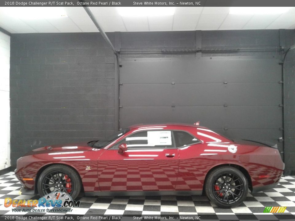 2018 Dodge Challenger R/T Scat Pack Octane Red Pearl / Black Photo #1