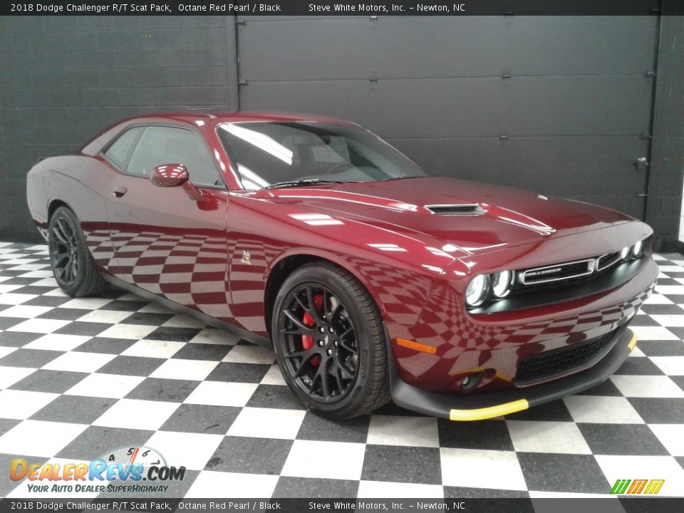 2018 Dodge Challenger R/T Scat Pack Octane Red Pearl / Black Photo #4