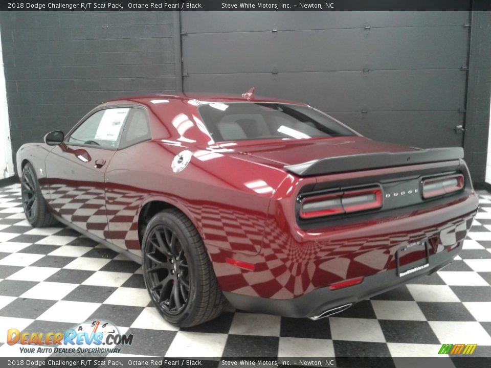 2018 Dodge Challenger R/T Scat Pack Octane Red Pearl / Black Photo #8