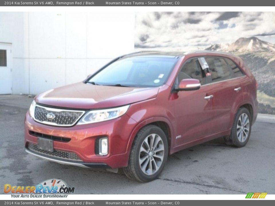 2014 Kia Sorento SX V6 AWD Remington Red / Black Photo #3