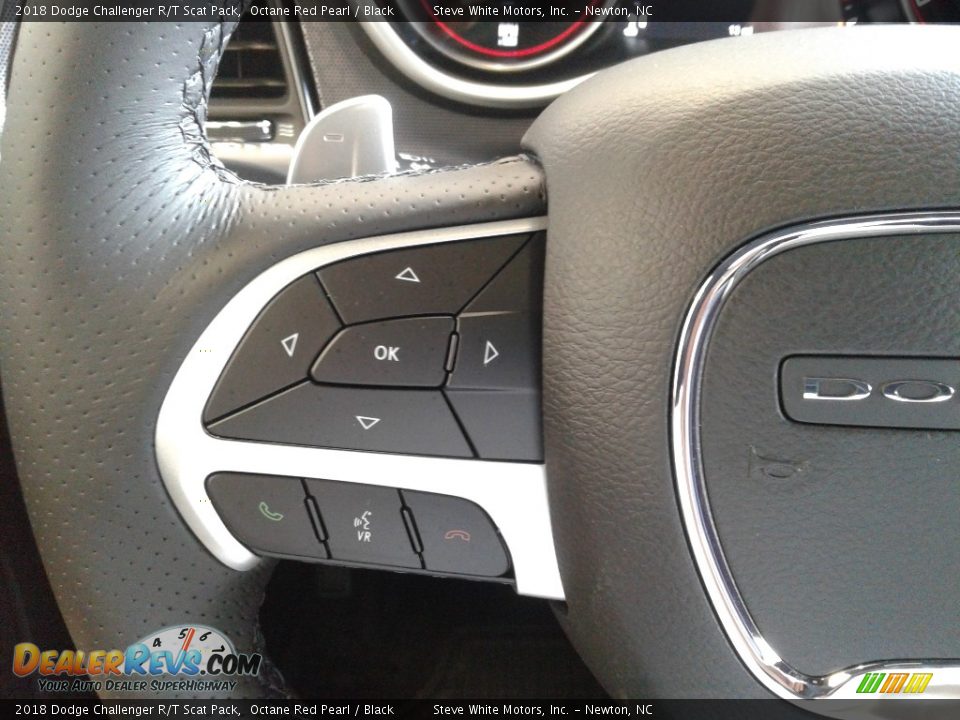 2018 Dodge Challenger R/T Scat Pack Octane Red Pearl / Black Photo #16