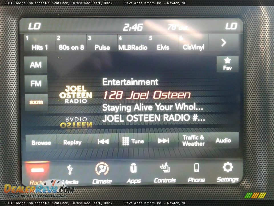 2018 Dodge Challenger R/T Scat Pack Octane Red Pearl / Black Photo #20