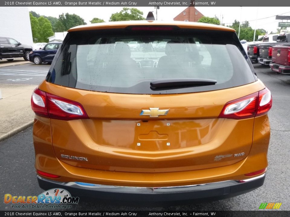 2018 Chevrolet Equinox LS AWD Orange Burst Metallic / Medium Ash Gray Photo #5