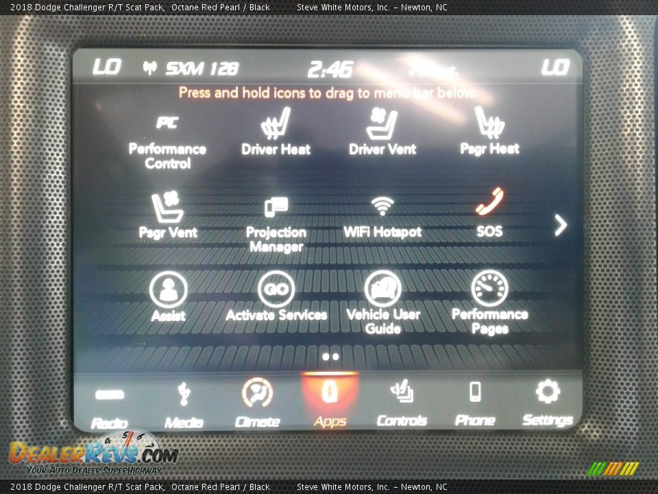 2018 Dodge Challenger R/T Scat Pack Octane Red Pearl / Black Photo #24