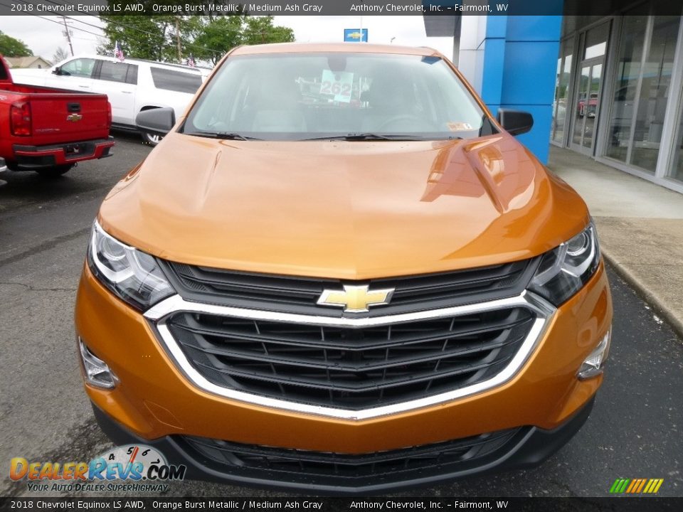 2018 Chevrolet Equinox LS AWD Orange Burst Metallic / Medium Ash Gray Photo #9