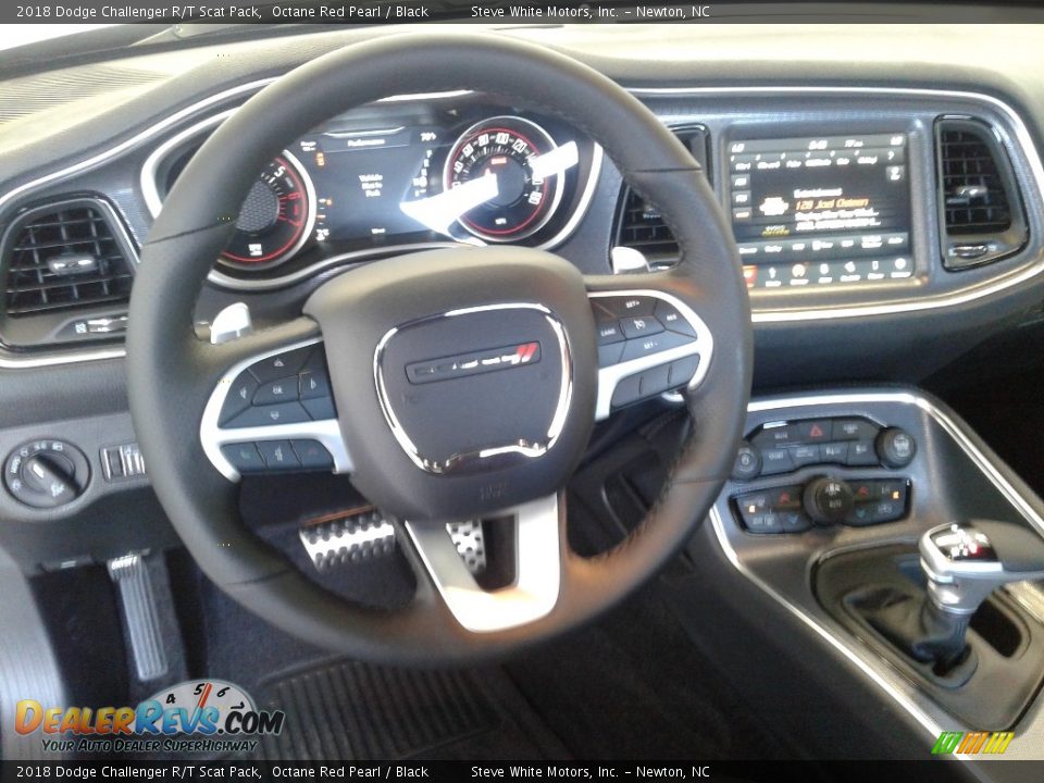 2018 Dodge Challenger R/T Scat Pack Octane Red Pearl / Black Photo #28