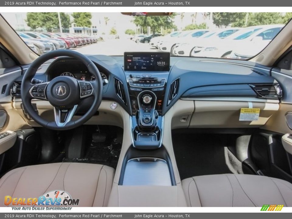 Parchment Interior - 2019 Acura RDX Technology Photo #9