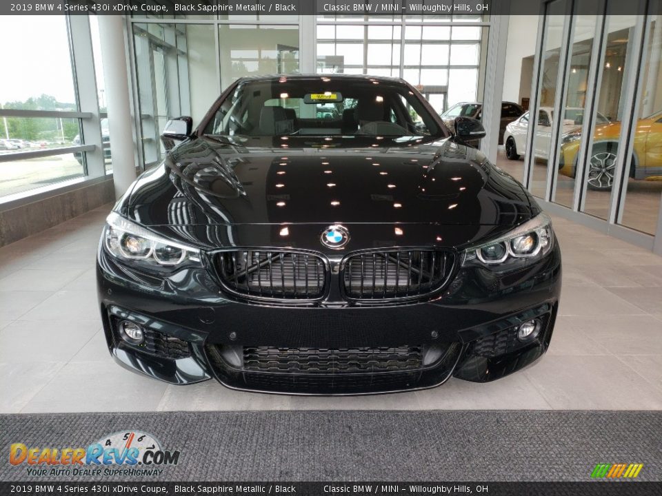 2019 BMW 4 Series 430i xDrive Coupe Black Sapphire Metallic / Black Photo #4