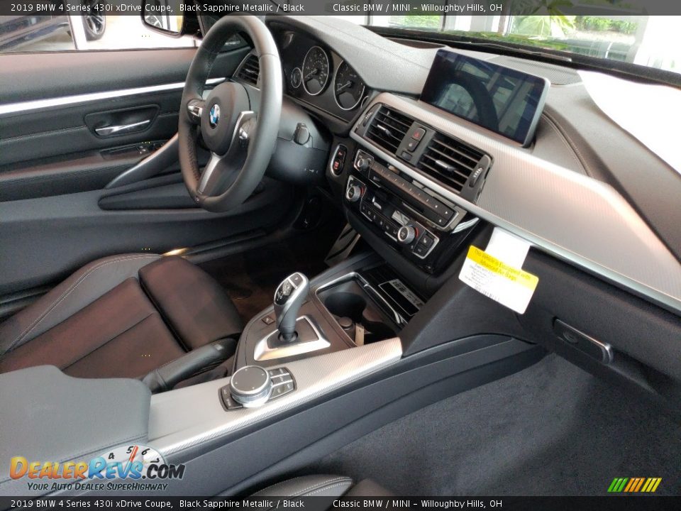 2019 BMW 4 Series 430i xDrive Coupe Black Sapphire Metallic / Black Photo #6