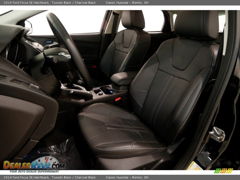 2014 Ford Focus SE Hatchback Tuxedo Black / Charcoal Black Photo #5