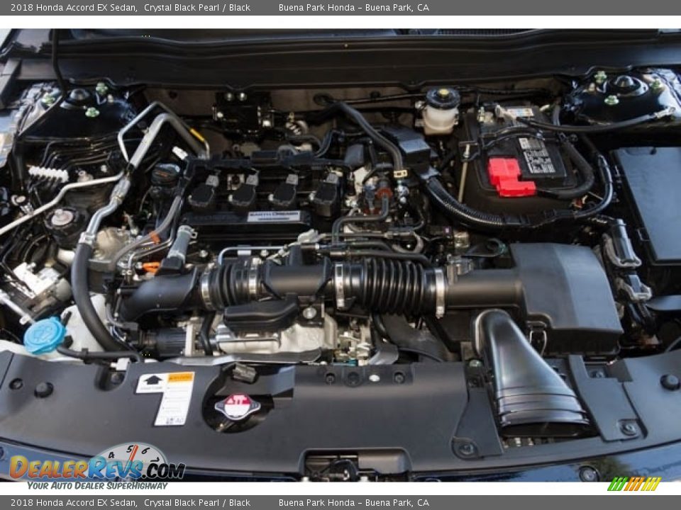 2018 Honda Accord EX Sedan Crystal Black Pearl / Black Photo #10