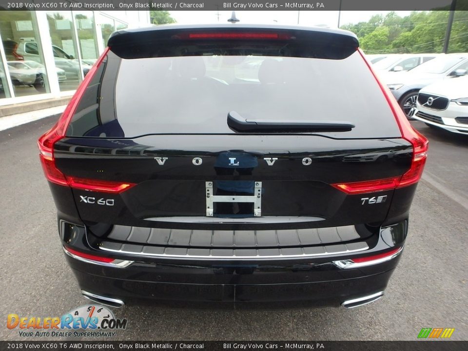2018 Volvo XC60 T6 AWD Inscription Onyx Black Metallic / Charcoal Photo #3