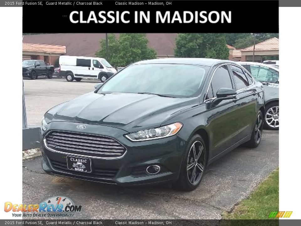 2015 Ford Fusion SE Guard Metallic / Charcoal Black Photo #1