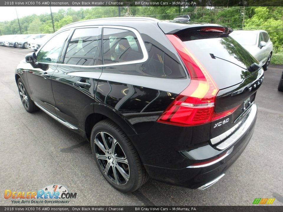 2018 Volvo XC60 T6 AWD Inscription Onyx Black Metallic / Charcoal Photo #4