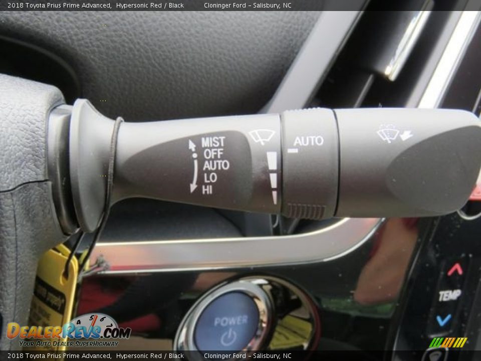 Controls of 2018 Toyota Prius Prime Advanced Photo #20