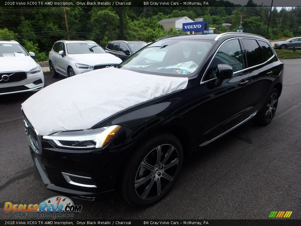 2018 Volvo XC60 T6 AWD Inscription Onyx Black Metallic / Charcoal Photo #5