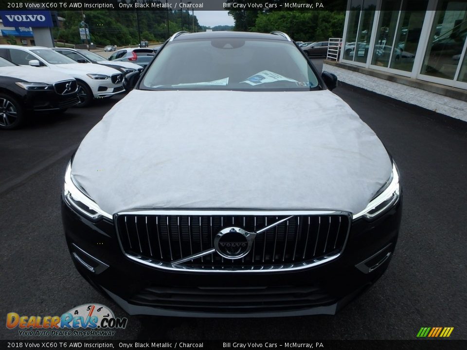 2018 Volvo XC60 T6 AWD Inscription Onyx Black Metallic / Charcoal Photo #6