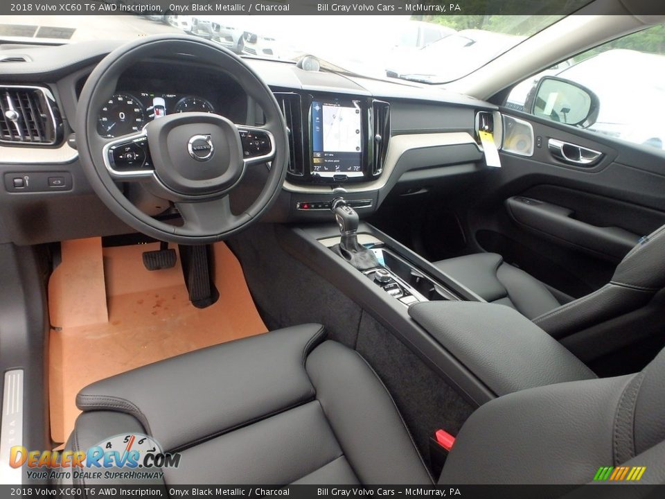 Charcoal Interior - 2018 Volvo XC60 T6 AWD Inscription Photo #9