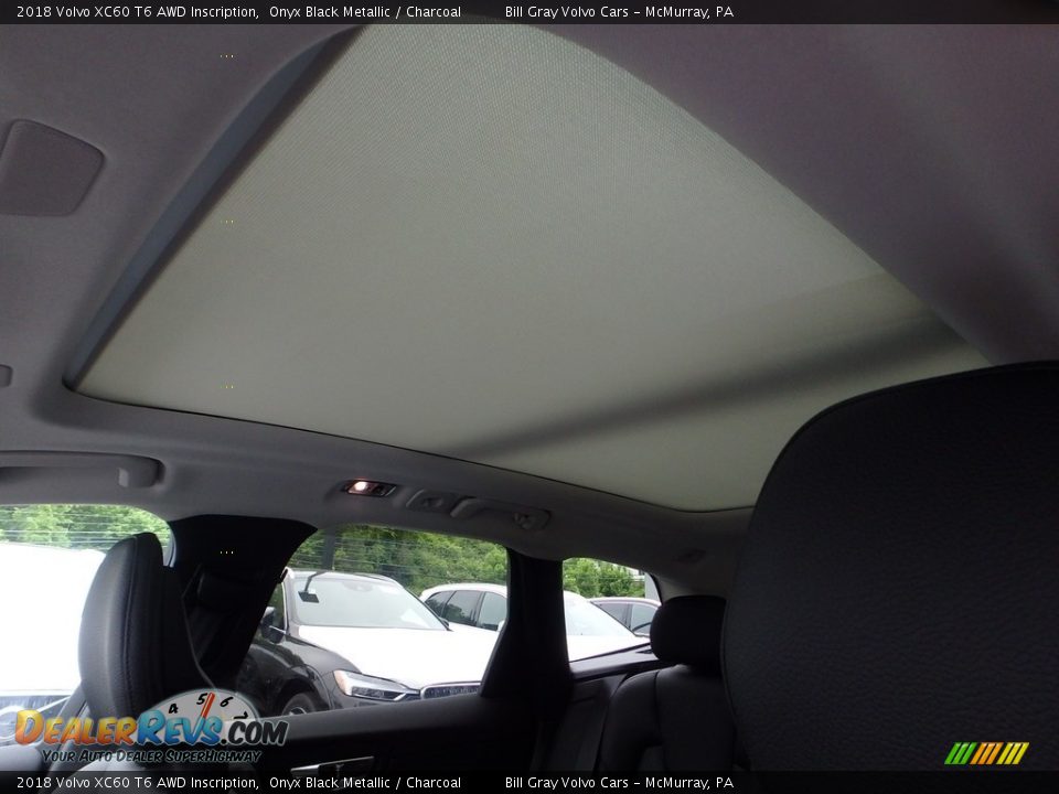 2018 Volvo XC60 T6 AWD Inscription Onyx Black Metallic / Charcoal Photo #12