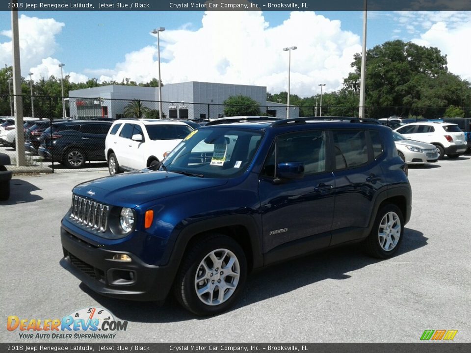 2018 Jeep Renegade Latitude Jetset Blue / Black Photo #1