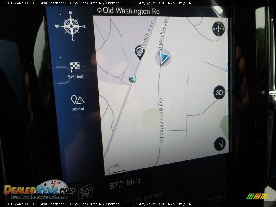 2018 Volvo XC60 T6 AWD Inscription Onyx Black Metallic / Charcoal Photo #13