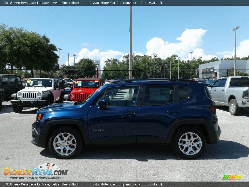 2018 Jeep Renegade Latitude Jetset Blue / Black Photo #2
