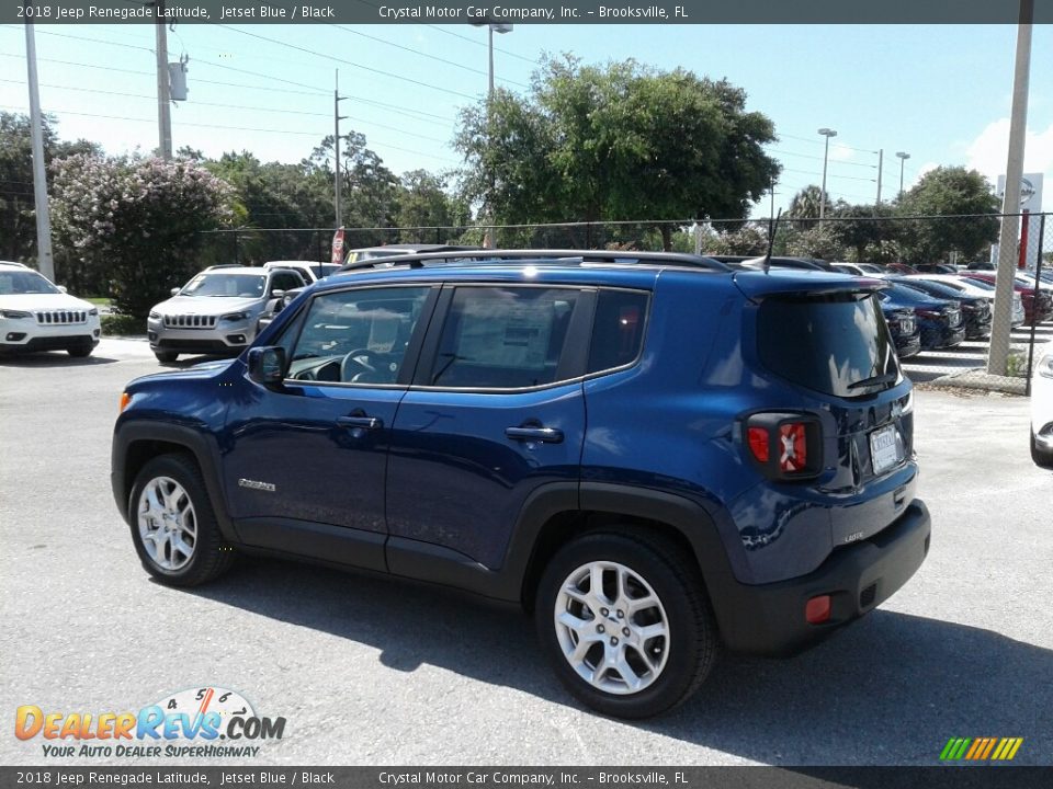 2018 Jeep Renegade Latitude Jetset Blue / Black Photo #3