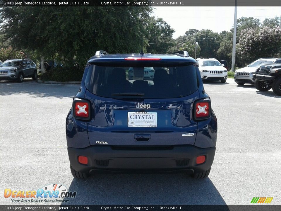 2018 Jeep Renegade Latitude Jetset Blue / Black Photo #4