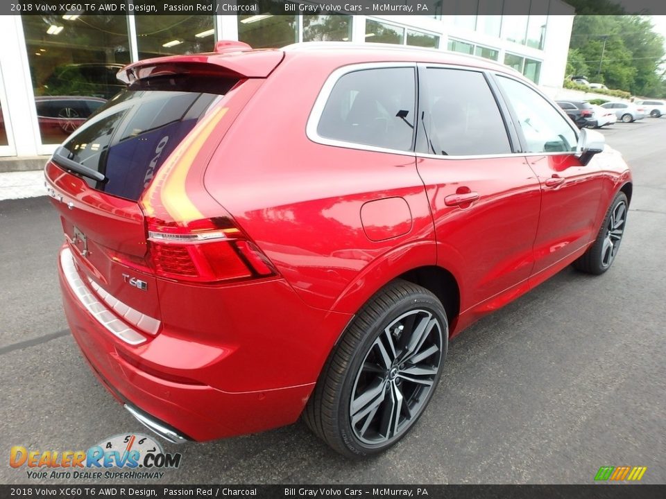 2018 Volvo XC60 T6 AWD R Design Passion Red / Charcoal Photo #2