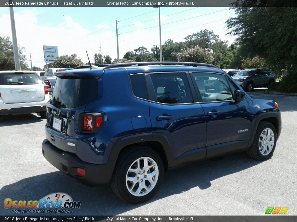 2018 Jeep Renegade Latitude Jetset Blue / Black Photo #5