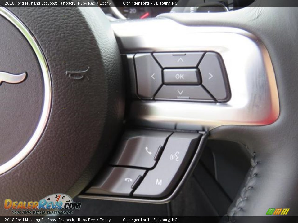 Controls of 2018 Ford Mustang EcoBoost Fastback Photo #17