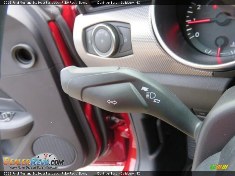 Controls of 2018 Ford Mustang EcoBoost Fastback Photo #18